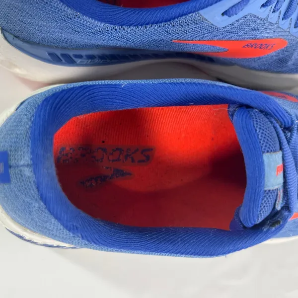 Brooks Ravenna 11 Speed Support Running‎ Shoes Women's Size 8M (B) Blue/Coral - Image 8