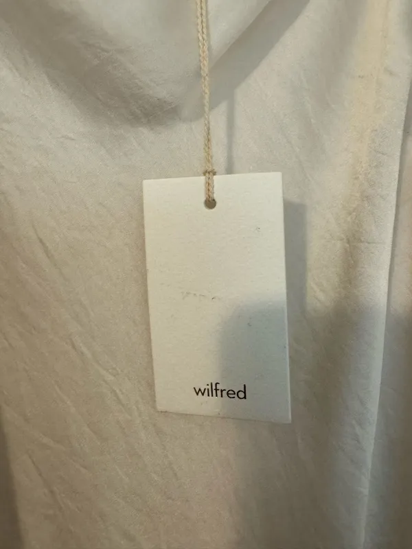 NWT Aritzia | Wilfred | Only Slip Midi Dress in Light Birch Size XL - Image 9