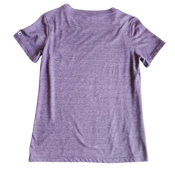Two‎ Blind Brothers Womens T-Shirt Purple Perspective Braille Detail Medium M - Image 6