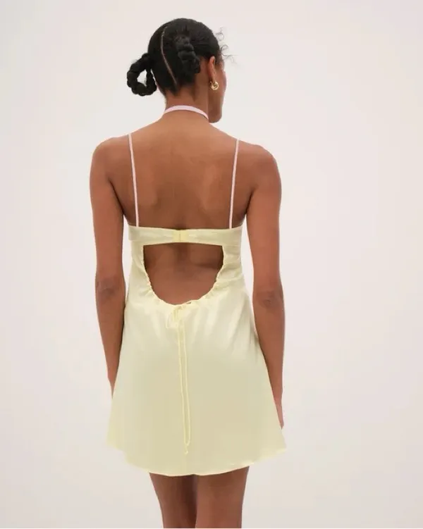 FOR LOVE AND LEMONS Buttercup Bunches Slip Dress - Image 4