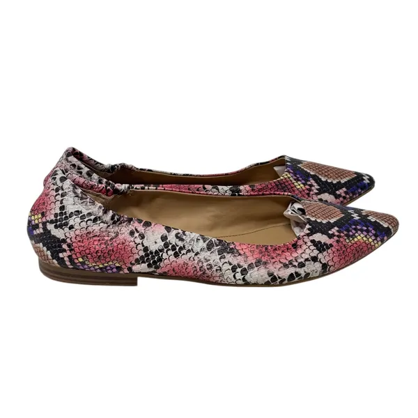 Kaari Blue Jessica Faux Snakeskin Printed Ballet Flat Size 9.5 - Image 6