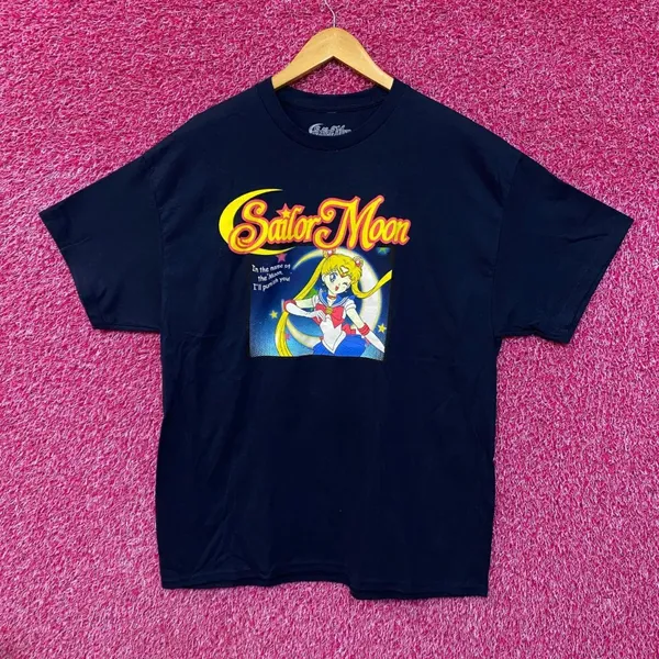 Sailor Moon Anime Navy Blue Tshirt size Extra Large - Image 2