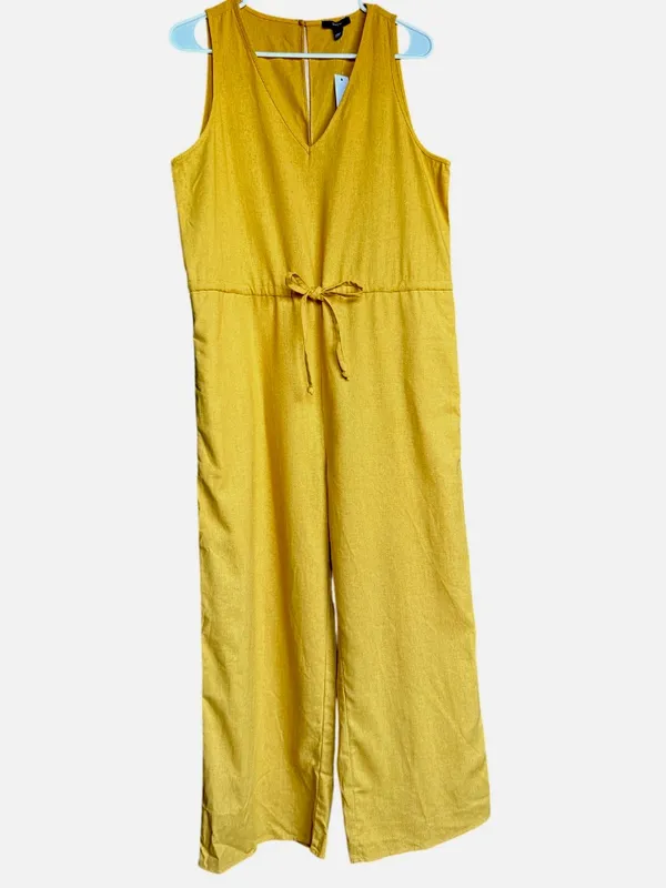 NWT‎ Anthropologie Drew Linen Blend Jumpsuit Sz M - Image 2