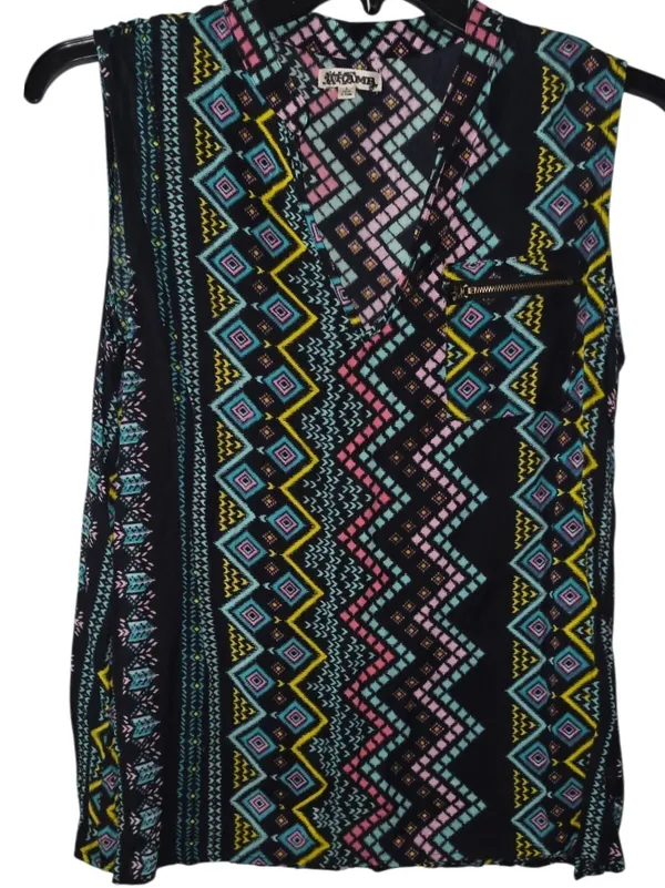 Tramp Sleeveless Blouse Size Large Black - Image 2