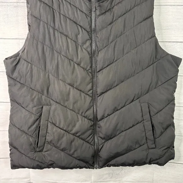 Gap Womens size XL Warmest Puffer Quilted Vest Black 474450 Gorpcore Preppy - Image 4
