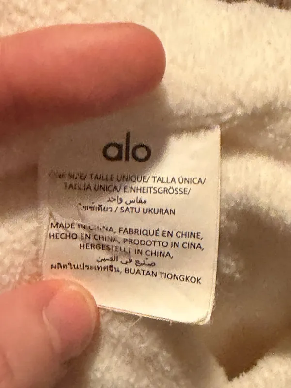 Alo Yoga Headband White - Image 4