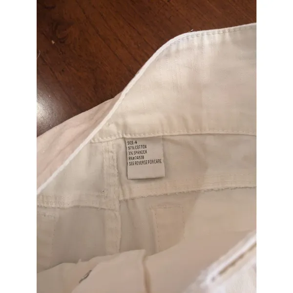 Cache White Denim Capri Jeans Women’s Size 4 - Image 8