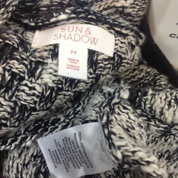 Sun & Shadow ⬇️HOODED OPEN KNIT CARDIGAN - Image 5
