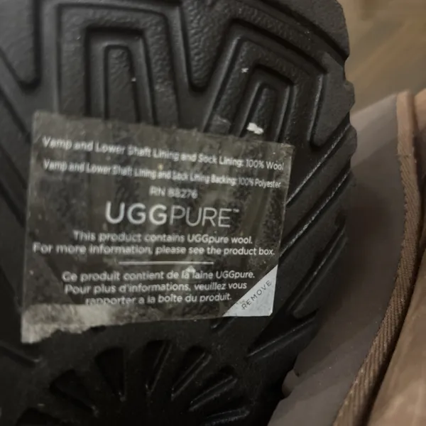 UGG NEW Sz 7 Maddox Leather Moto Boots Treadlite Water Resistant wool Lined - Image 9