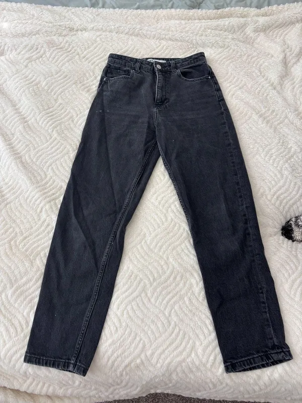 ZARA Black Denim Jeans  - Image 3