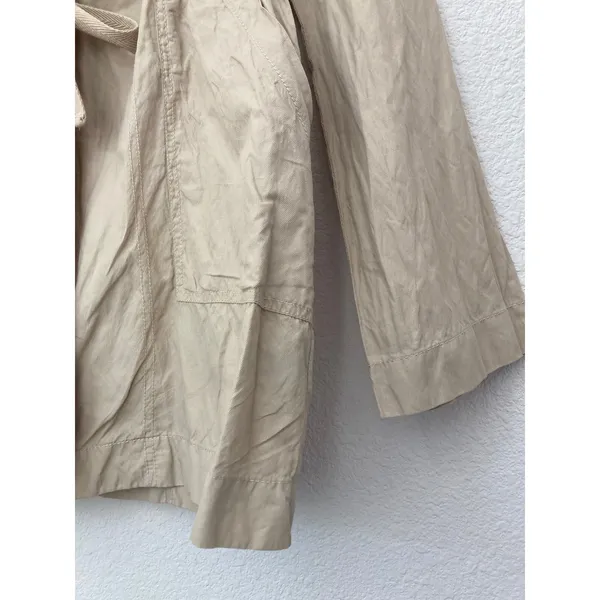 Sanctuary Anthropologie Lightweight Ivy League Collegiate Trenchcoat Coat Jacket - Image 5