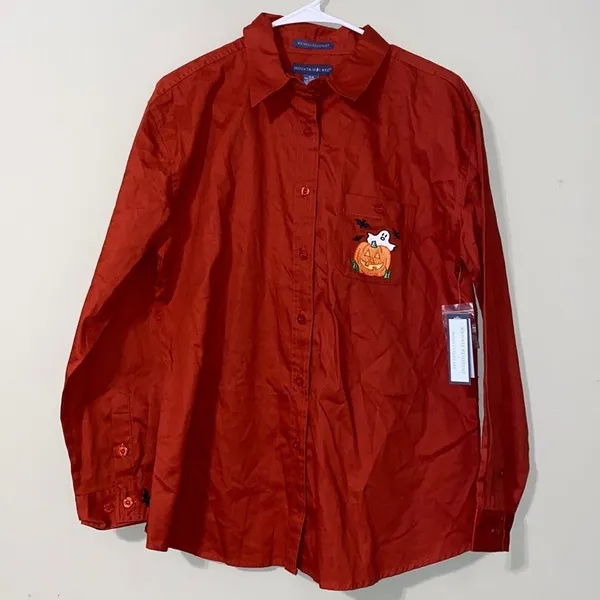 Mountain Lake womens Halloween button front casual - Image 7