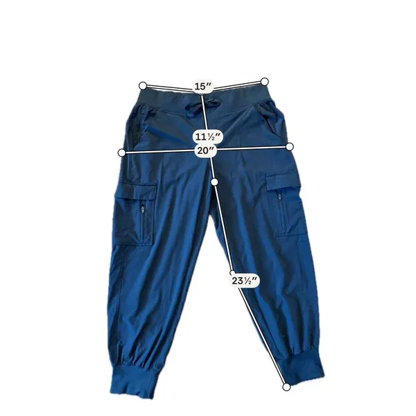 All in Motion black cargo jogger pant medium petite - Image 4