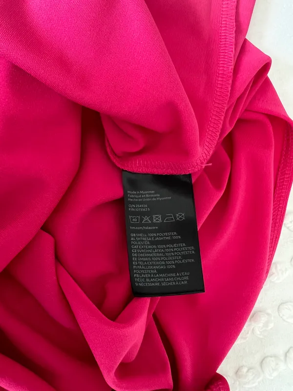 H&M Pink Midi Dress - Image 4