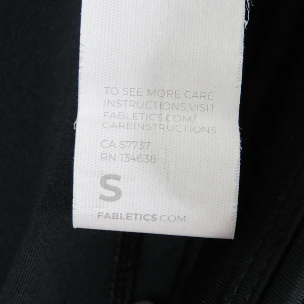 Fabletics High-Waisted UltraCool Shorts Black High Rise Biker Shorts Small - Image 8