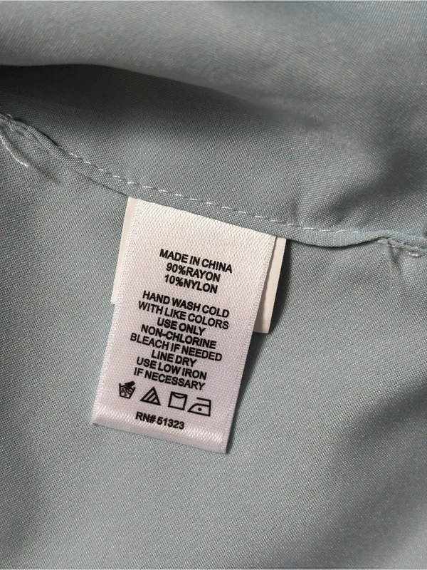STATE Light Blue Women’s Sleeveless Button Front Vest Size 8 - Image 6