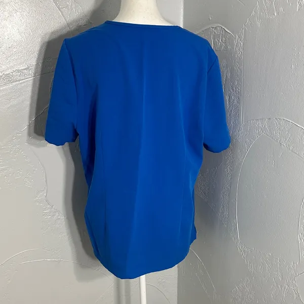FIGS Royal Blue Scrub Top – Premium Medical Uniform with V-Neck. - Image 5