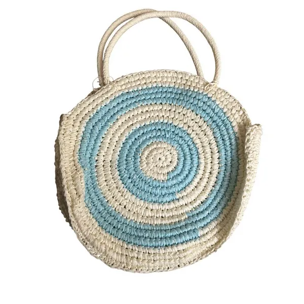 ✨LUCCA Bougainville Raffia Tote Bag✨ - Image 4