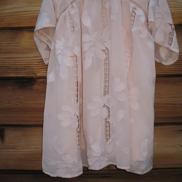 NWT Lovers + Friends Nude Blush Wishful Mini Dress - Image 6