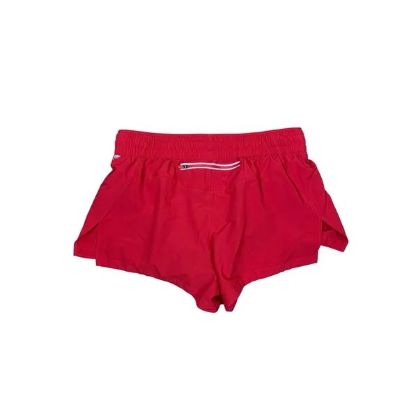 Fabletics Red Running Shorts Medium Elastic Waist Athletic Workout - Image 3