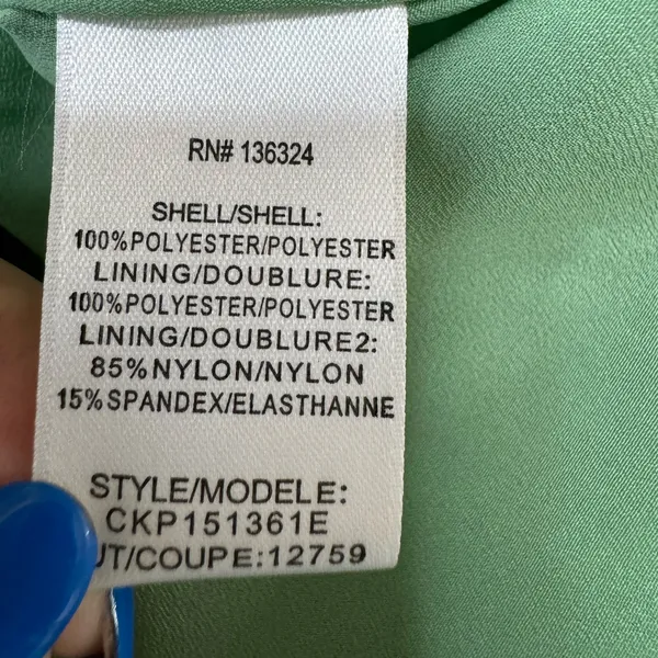 Halston Heritage Meadow Embellished Mint Green Strapless Chiffon Mini Dress $545 - Image 5
