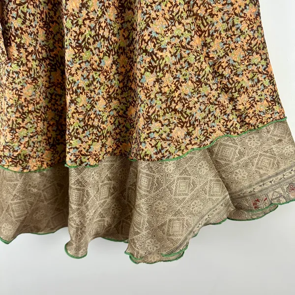 Reversible Maxi Wrap Skirt BINW217 - Image 3