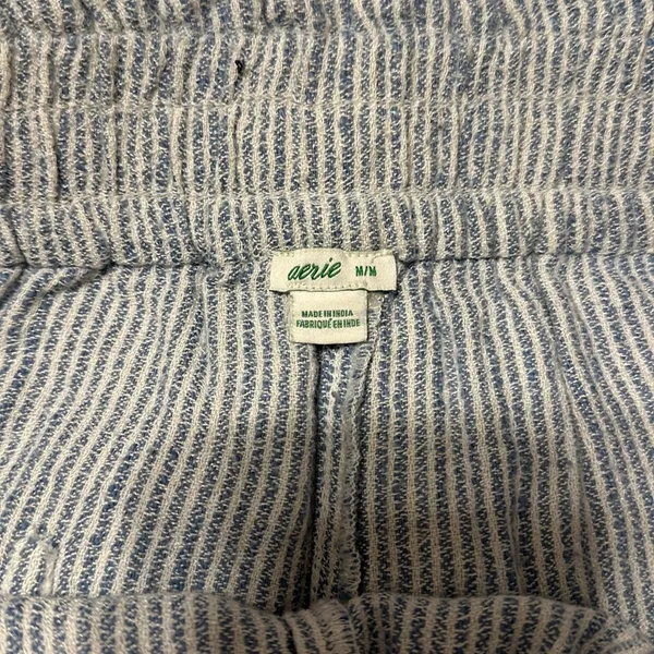 Aerie striped tapered linen pants - Image 2