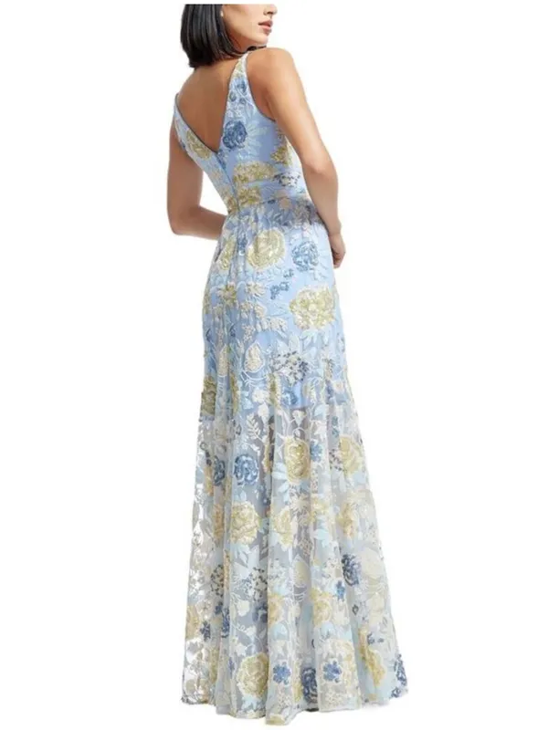 Dress The Population Samira Embellished Chiffon Gown - Image 2