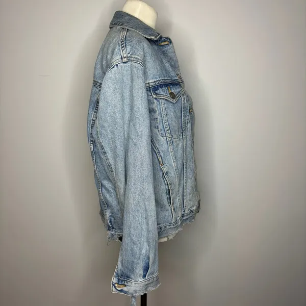 Asos- Blue Denim Jacket - Image 2