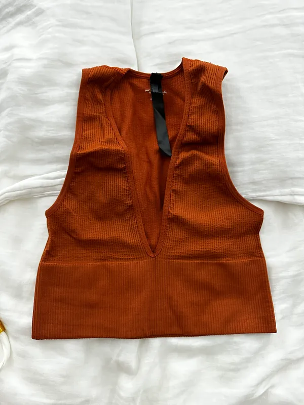Plunging Crop Top - Image 2