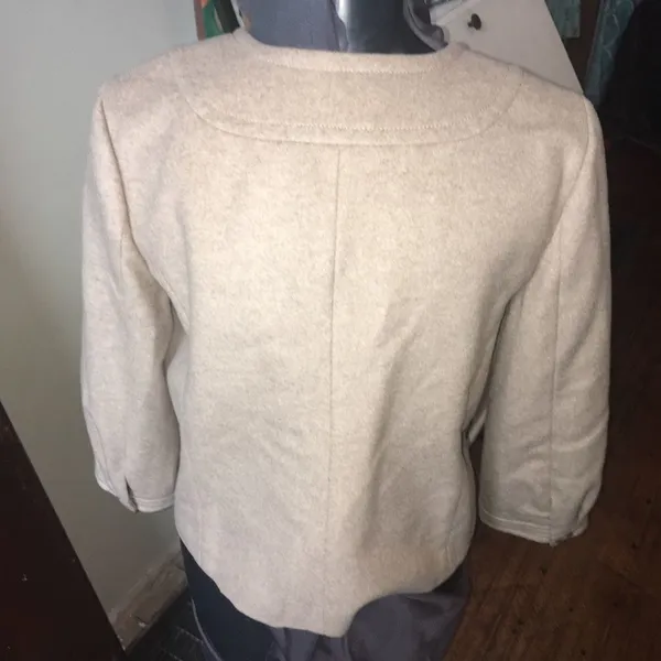 J. Crew wool double breasted car coat - Image 3