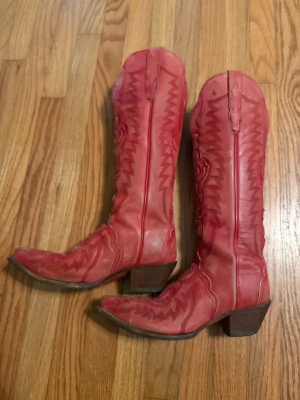Dan Post Hallie Boot Red - Image 5