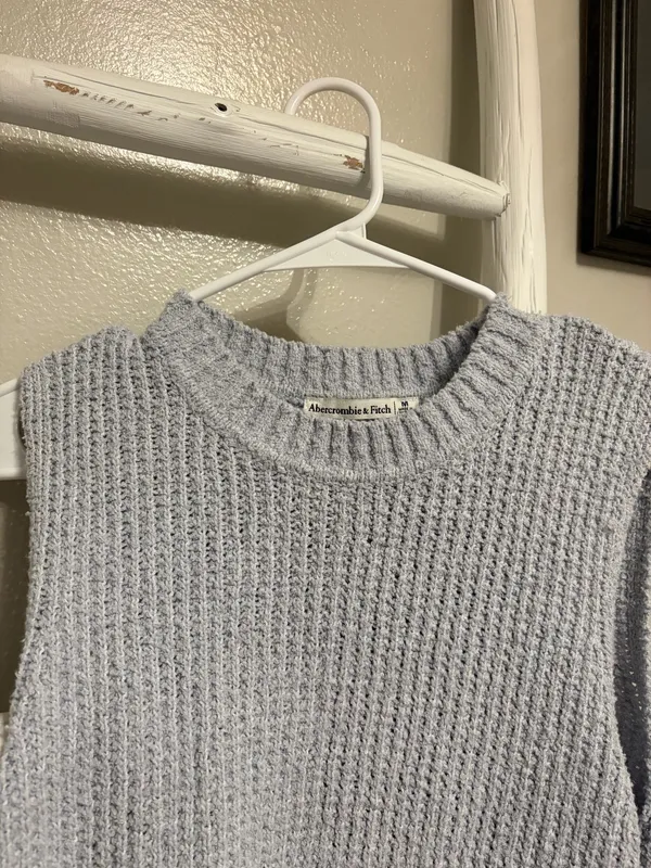 Abercrombie textural crew sweater shell tank - Image 3