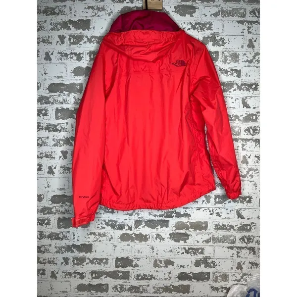The North face | women bright colored rain coat with hood - Image 13