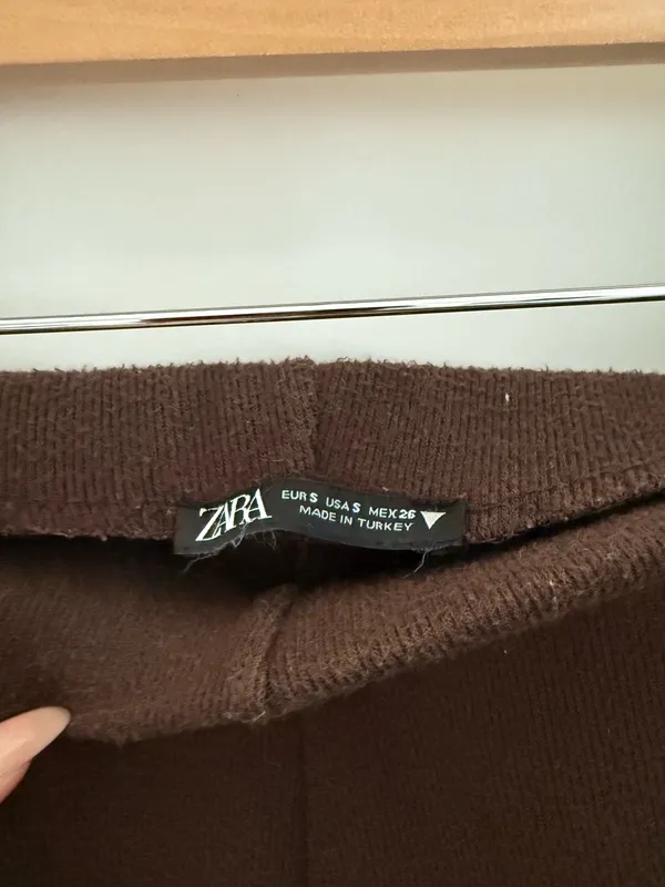 Zara brown comfy pants - Image 2