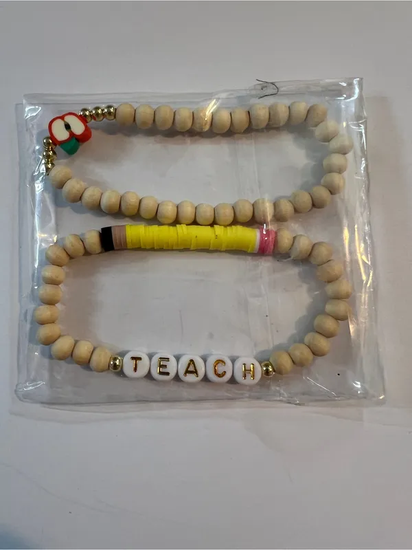 Teach Bracelet and an Apple Bracelet That Stretch - Image 4