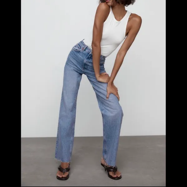 ZARA NWT Wide Leg Jeans - Image 6