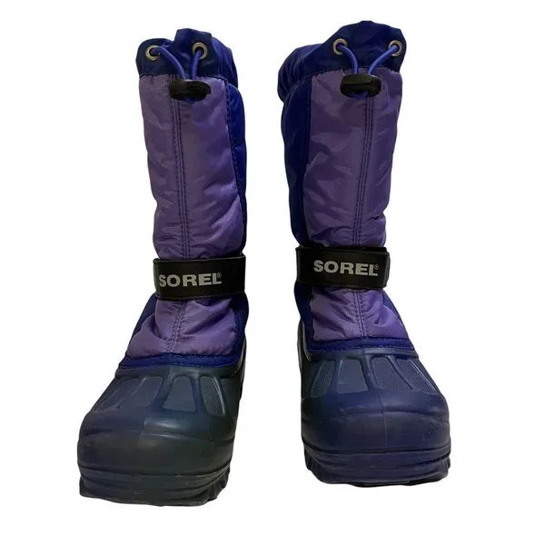Sorel Flurry Snow Blue Purple? Boots Women’s Sz 4‎ - Image 3