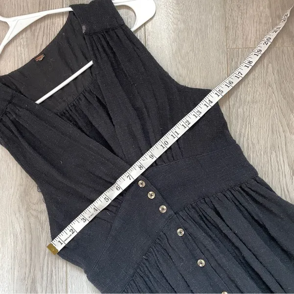 Free People Dress cotton gauze sleeveless mini (small) boho casual vacation - Image 2