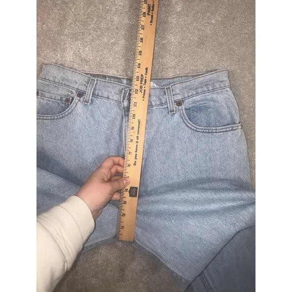 levis vintage 90s usa made womens size 14 style 16550 Mom Jeans Tapered Hi rise - Image 8