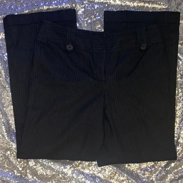LOFT 8 Julie Black Pinstripe Women's Trousers - Image 2