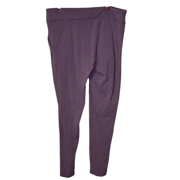 Asics Womens Sarrouel Harem Yoga Pants Purple Large NWT 130567 - Image 9