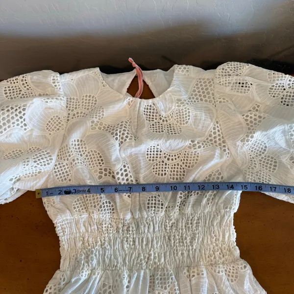 BTB Los Angeles Becca White Eyelet Mini Dress XS NWT - Image 9