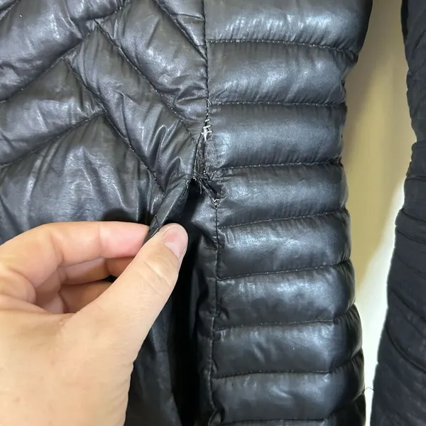 Bernardo‎ Women's Puffer Down Jacket Coat Zipper Front Hooded Black Size XS - Image 6