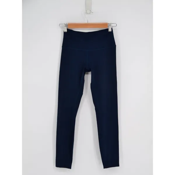 Lululemon Wunder Under High Rise Tight Leggings True Navy Luxtreme Yoga Womens 4 - Image 2
