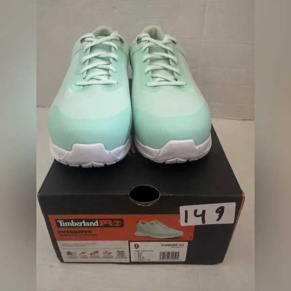 NEW‎ Timberland PRO Women’s Overdrive Composite Safety Toe Blue Shoes Size 9 - Image 3