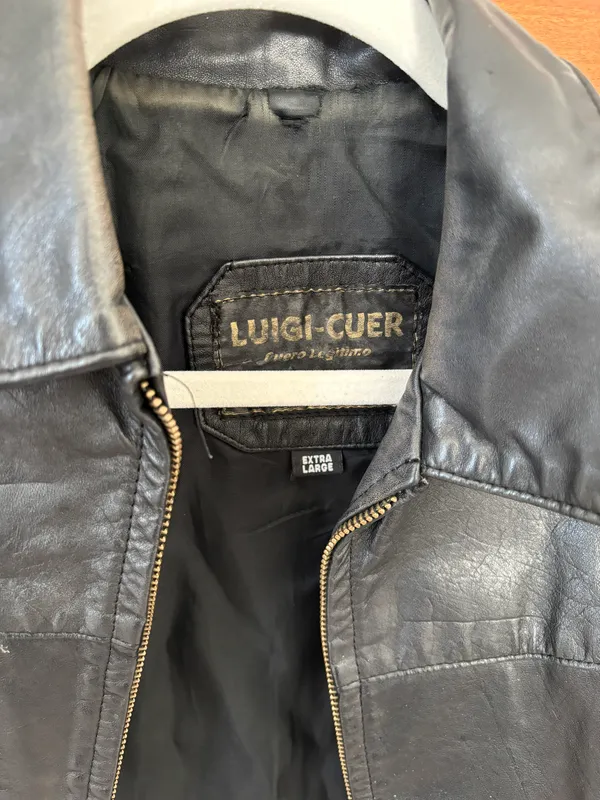 Women’s Fitted Leather Jacket Black - Image 2