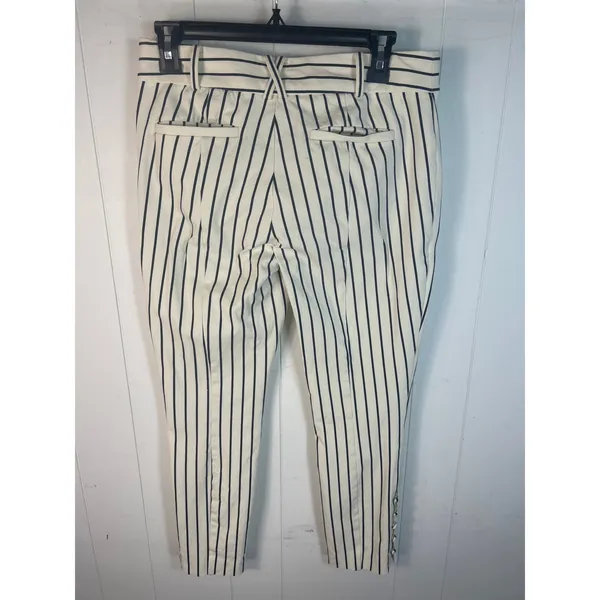Anthropologie “The Essential Slim” Striped Pants – Size 6 - Image 4