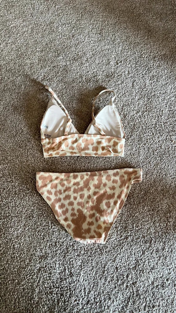 Aerie Tan Leopard Bikini Set - Image 2