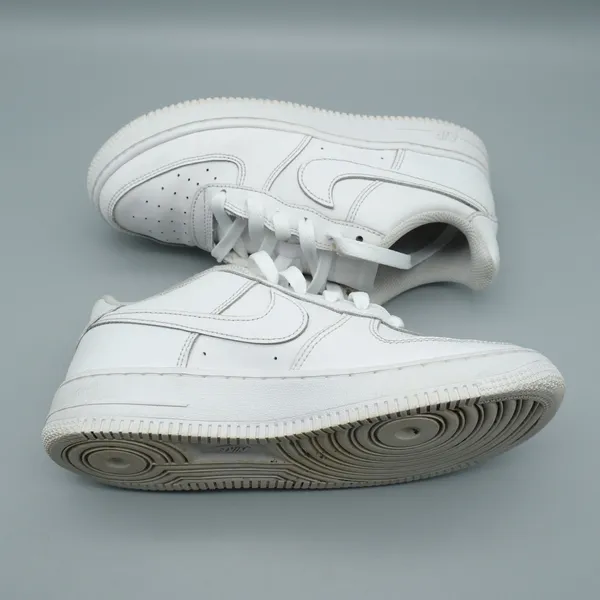 Nike Air Force 1 Low White Sneaker Streetwear 5Y Women 6.5 FV5951-111 - Image 4